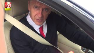 Cheeky Fan asks Arsene Wenger to start Ospina in goal for The FA Cup Final [upl. by Ylas926]