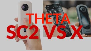 RICOH THETA SC2 Images VS THETA X Video Frames [upl. by Idnim]