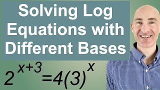 Solving Challenging Log Equations Different Bases [upl. by Baird]