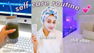 SELF CARE ROUTINE DIY facial reset vlog amp healing journey [upl. by Dippold838]