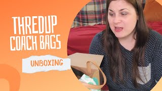 Thredup Coach Unboxing amp Review  WOW [upl. by Comfort583]