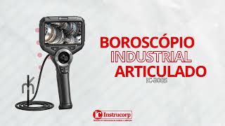 Boroscópio Industrial Articulado IC3005  INSTRUCORP [upl. by Lilak]