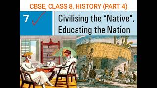 CIVILISING THE NATIVE CBSE CLASS 8 HISTORY CHAPTER 7 PART 4 IN MALAYALAM JIBIS CLASSES [upl. by Sinnal]