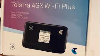 Telstra 4GX WiFi Plus MF910Y Unboxing [upl. by Avrom755]