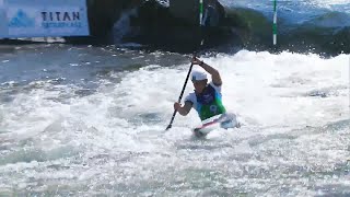 Jan Locnikar Slovenia U23 Semi Final  2024 ICF CanoeKayak Slalom Junior amp U23 World Championship [upl. by Ivy]