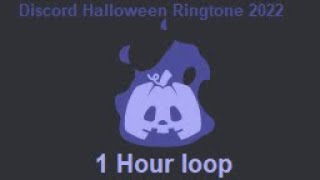 2022 Discord Halloween Ringtone 1 HOUR SEAMLESS LOOP [upl. by Seuqram134]