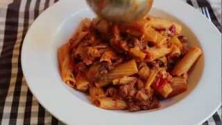 Chicken Riggies  Rigatoni with Spicy Chicken Tomato Cream Sauce [upl. by Kimmy]