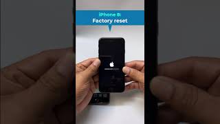 22 How to “Factory reset” an iPhone 8 iphone smartphone [upl. by Fasa]