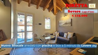 NON PIÙ DISPONIBILE Diretta da Sovere Bg Nuovo Bilocale appena arredato con box [upl. by Duff58]