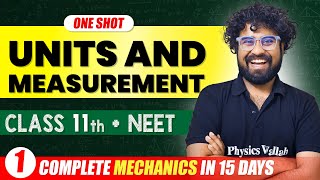 UNITS AND MEASUREMENT  Complete Chapter in One Video  ConceptsPYQs  Class 11 NEET [upl. by Hubey]