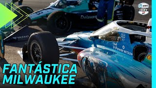 GP DE MILWAUKEE 1 DA FÓRMULA INDY 2024  MELHORES MOMENTOS [upl. by Smalley]