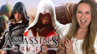 All Assassins Creed Cinematic Trailers REACTION [upl. by Auqinat]