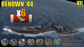 Renown 44 6 Kills amp 164k Damage  World of Warships Gameplay [upl. by Shetrit]