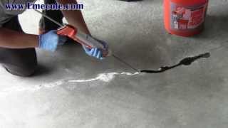 Concrete Slab Crack Repair Instructional Video Previous Version [upl. by Tsenre]