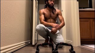 Bulking Calisthenics Push Day 170lb Bodyweight  Dips Push Ups and Pike Push Ups [upl. by Anyaled]