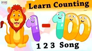 Learn Counting 1 100  Easy Numbers Song In English For Kids  Beginners  1100 Rhyme [upl. by Kuhlman]