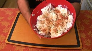 Red Potato Salad With Yogurt Dressing [upl. by Ardnasak]