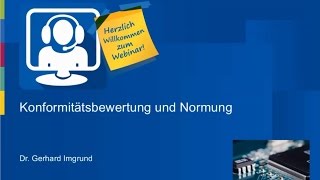 Konformitätsbewertung und Normung [upl. by Ijnek306]