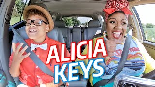 Kid Learns ALICIA KEYS If I Aint Got YOU wVocal Coach [upl. by Hgielrebmik]