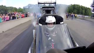 Larry Dixons TwoSeat Top Fuel NitroX2 Experience Martin MI 62318 Greg Henderson [upl. by Nohpets]