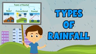 Types of Rainfall  Rainfall and its Types  Different Types of Rain  Video for Kids [upl. by Lenci960]