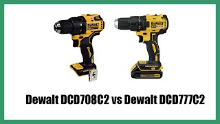 Dewalt DCD708C2 vs Dewalt DCD777C2 [upl. by Tiffi]