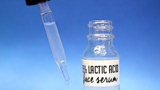 Homemade Lactic Acid Face Serum w Hyaluronic Acid Ι AHA Serum [upl. by Lucia]