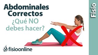 Lo que debes y NO debes hacer para tonificar los abdominales [upl. by Oaoj828]