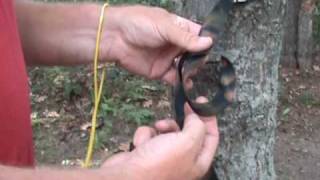 Tieing a Marlin Spike Hitch for your hammock [upl. by Heath]