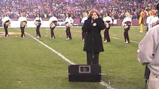 Tierney Allen Sings Anthem REDSKINS VS EAGLES [upl. by Aenneea]