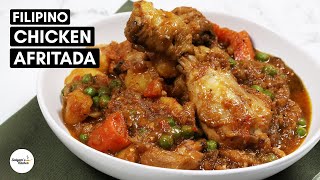 Filipino Chicken Afritada  How to cook Chicken Afritada  Chicken Afritada  Afritadang Manok [upl. by Webb]