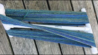 Using a Niddy Noddy to Estimate Yarn Yardage spinningyarn yarn weaving yarnchicken knitting [upl. by Elbon]