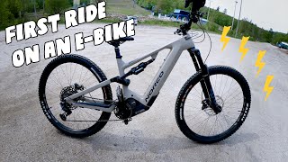 My First Time Riding an EBike  Norco Sight VLT C2 ⚡️ [upl. by Naraj]