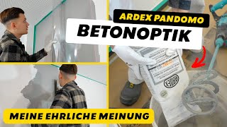 BETONOPTIK Spachteltechnik von ARDEX IM TEST Pandomo W3 [upl. by Duky]