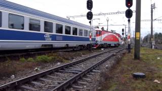 Trenuri  Trains in Cluj Napoca 01 12 2012 [upl. by Benji378]