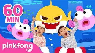 60 Minute Best Baby Shark Songs Compilation for Kids  Pinkfong Official [upl. by Harri]