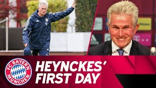 Jupp Heynckes is back  His quotFirstquot Day at FC Bayern [upl. by Ethbinium]