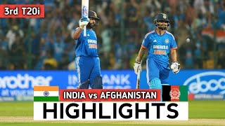 India vs Afghanistan 3rd T20 2024 Highlights  IND vs AFG 2024  IND vs AFG 3rd T20 Highlights 2024 [upl. by Megdal]