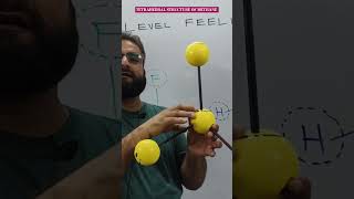 Tetrahedral structure of methane sp³ hybridisation bonding chemistry organic neet jee jam [upl. by Adalheid]