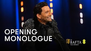 David Tennants hilarious opening monologue  EE BAFTA Film Awards 2024 [upl. by Vories68]