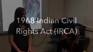 1968 Indian Civil Rights Act ICRA [upl. by Eimerej174]