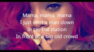 Rihanna Man down lyrics [upl. by Ixela]