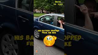 Lucky escape from exploding EV cycle battery shorts EVbicycle funnyvideo satire [upl. by Nyrehtac]