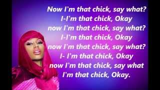 ENUR FT NICKI MINAJ IM THAT CHICK LYRICS FT GOONROCK HD [upl. by Marjana]