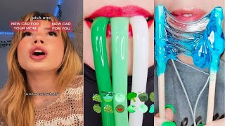 💎💎 Text To Speech 💎💎Satisfying Lips ASMR  Bailey Spinn  POVs Tiktok Compilations 2023  2 [upl. by Hollah]