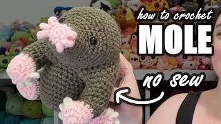 FREE Crochet Pattern  Get Ready for a NOSEW Star Nosed Mole [upl. by Cassi390]