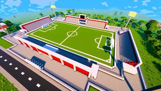 Minecraft Fußballstadion bauen Tutorial 120  Fußball Stadion bauen in Minecraft [upl. by Colwen]