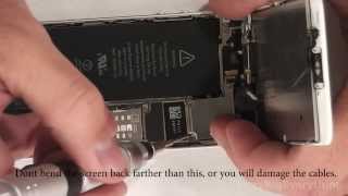 iPhone 5s battery replacement in 6 minutes [upl. by Kayle]