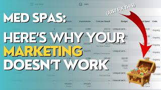 Heres Why Your Med Spas Marketing DOESNT WORK amp how to fix it [upl. by Enar]