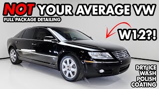 Volkswagen Phaeton W12 Luxury Limousines Stunning Transformation with Full Detailing [upl. by Jari538]